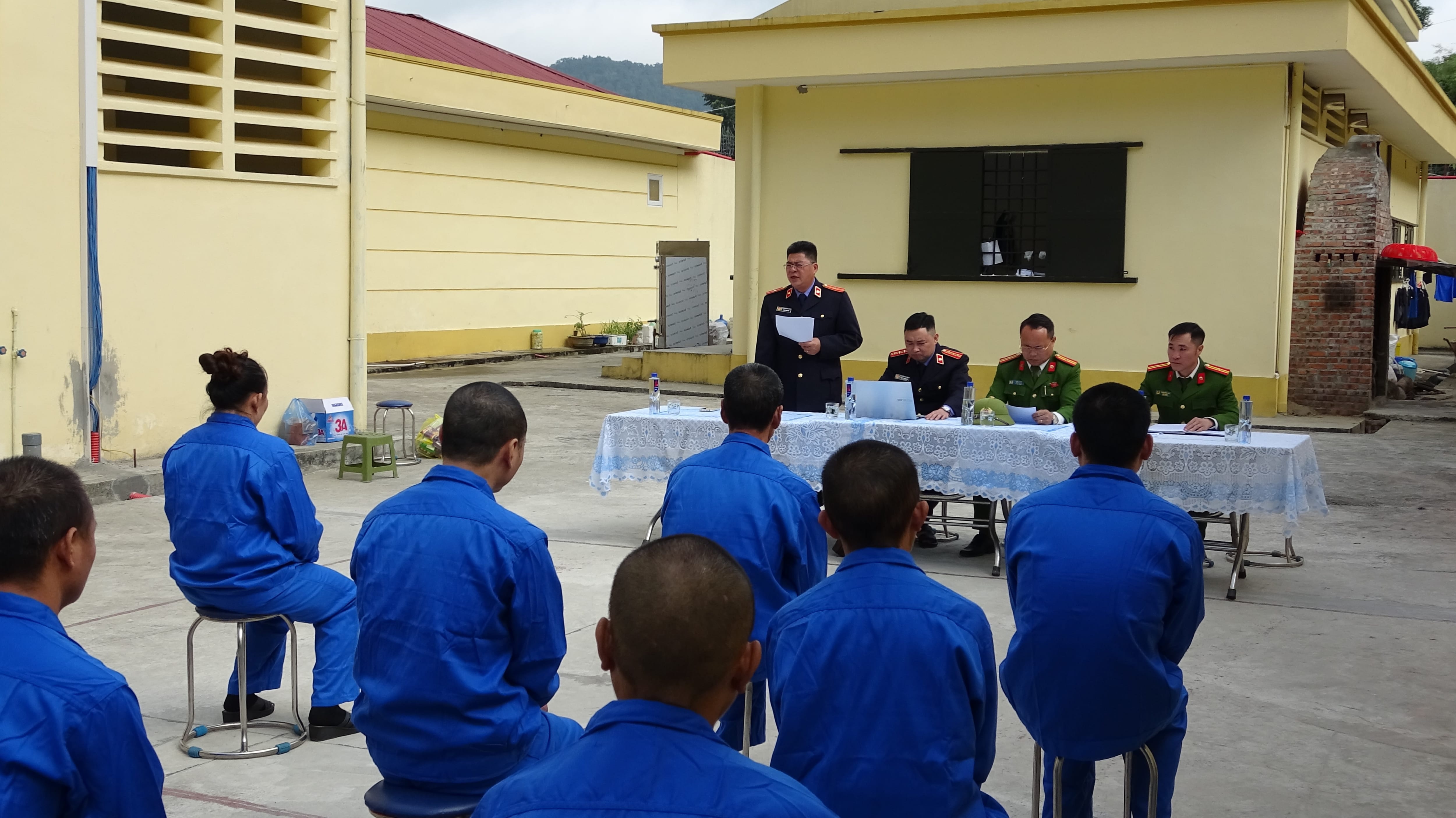 Viện kiểm sát nhân dân khu vực 3 – Lai Châu tổ chức tuyên truyền tại Phân trại tạm giam Phong Thổ - Trại tạm giam Công an tỉnh Lai Châu năm 2025
