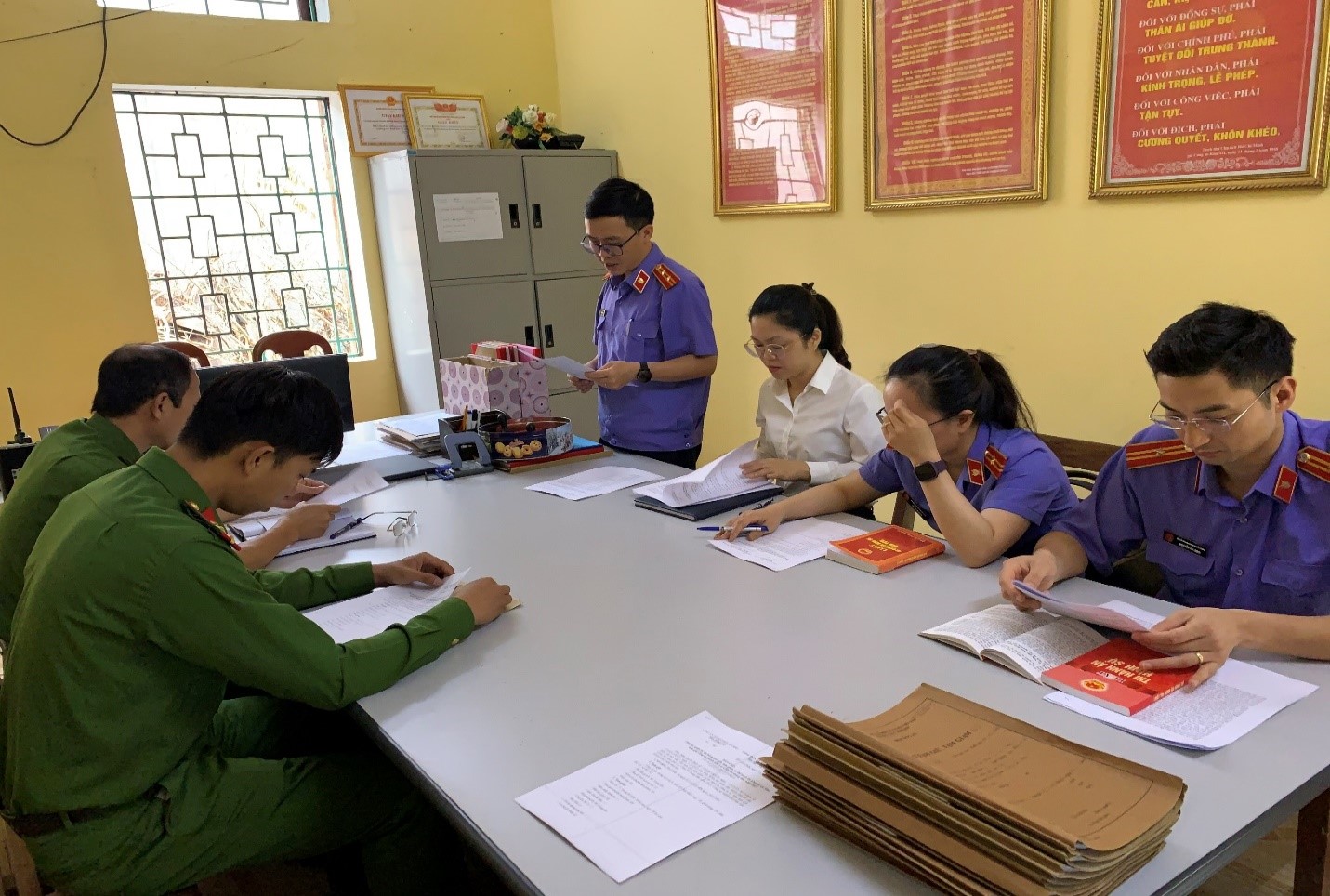 Trực tiếp kiểm sát 06 tháng đầu năm 2023 tại Nhà tạm giữ - Công an thành phố Lai Châu