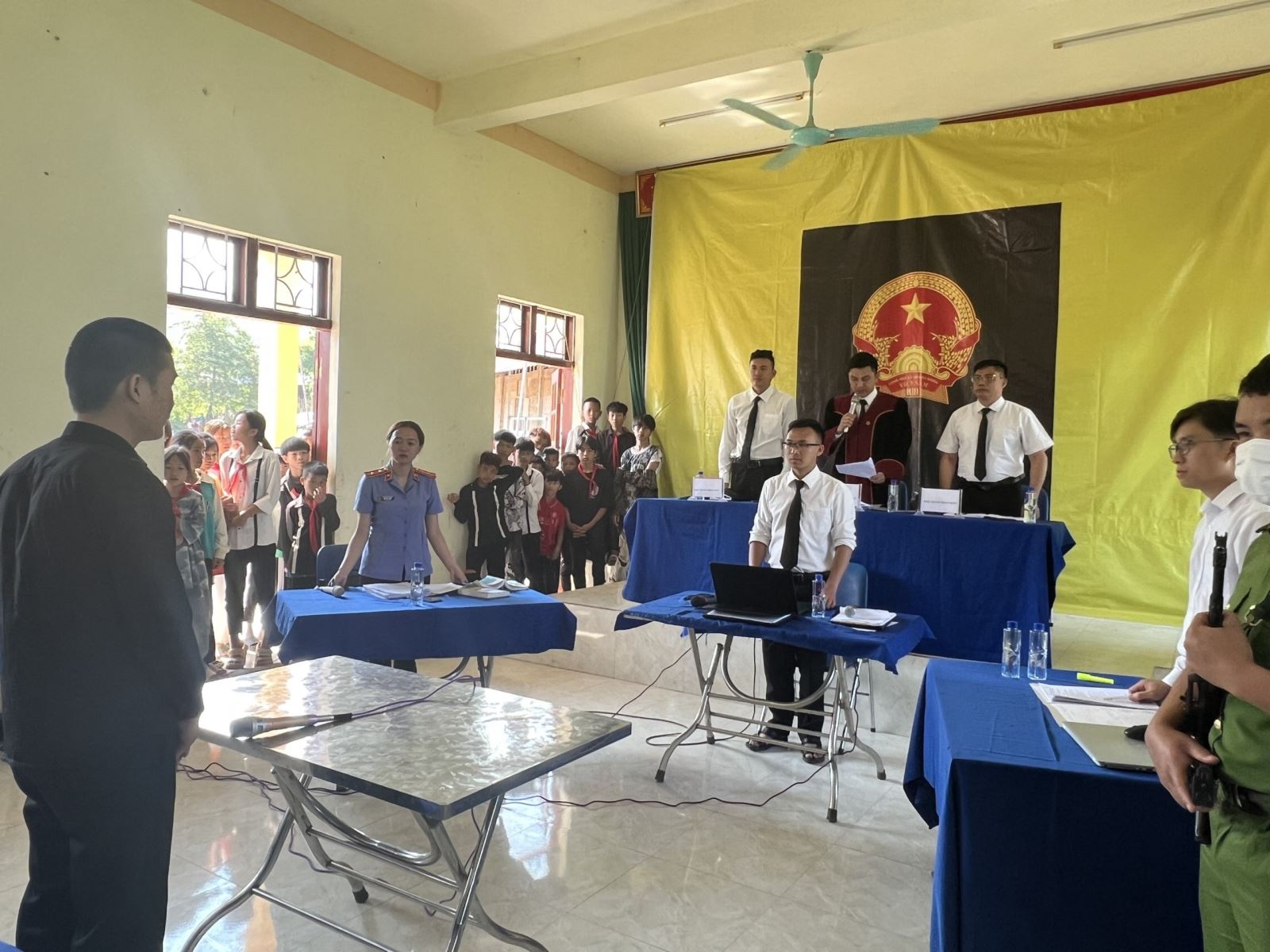 Xét xử lưu động tại xã Noong Hẻo, huyện Sìn Hồ