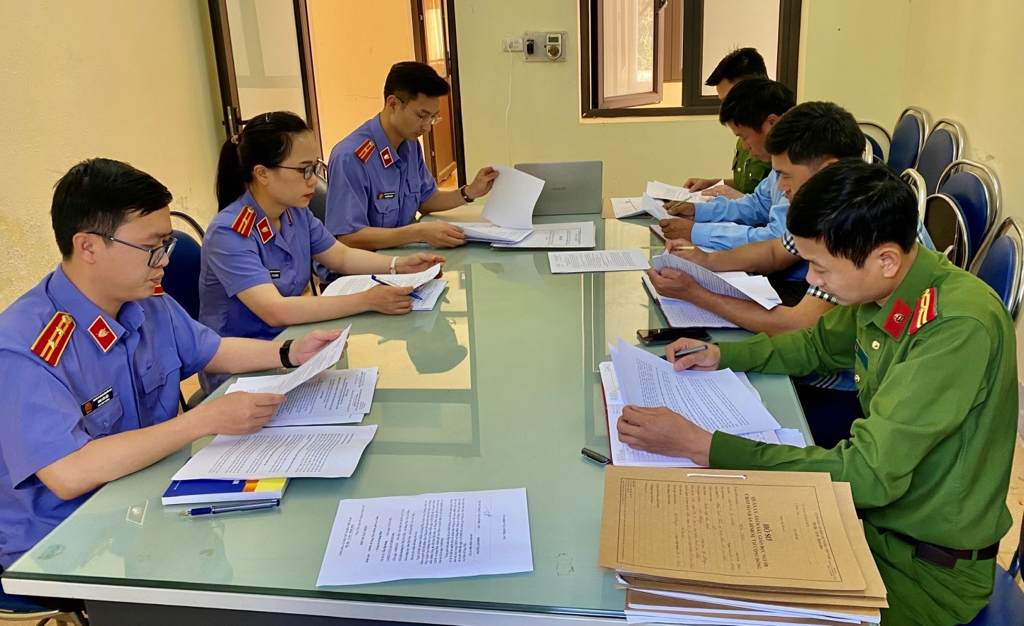 VKSND thành phố Lai Châu trực tiếp kiểm sát việc thi hành án hình sự tại UBND các xã, phường trên địa bàn thành phố