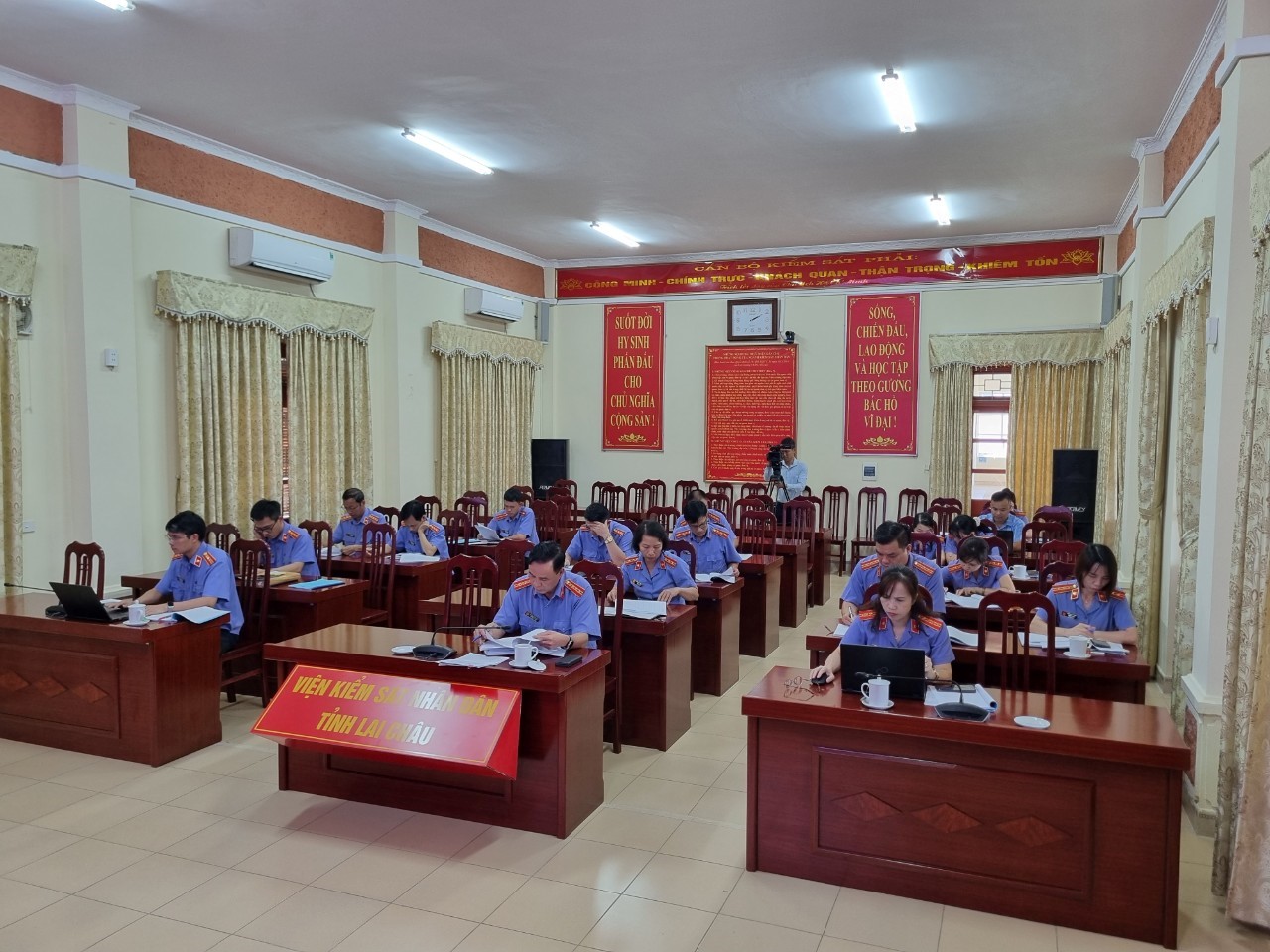 Viện kiểm sát nhân dân tỉnh Lai Châu tổ chức Hội nghị giao ban công tác 9 tháng năm 2023