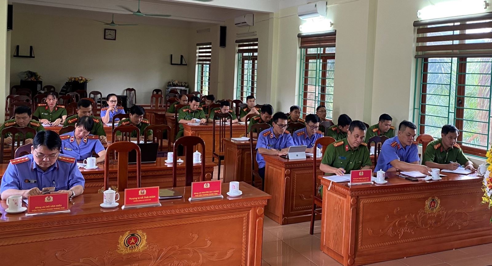 Liên ngành cấp tỉnh Lai Châu kiểm tra công tác tiếp nhận, giải quyết nguồn tin về tội phạm và giải quyết án hình sự tại Cơ quan điều tra, VKSND huyện Tân Uyên, thành phố Lai Châu