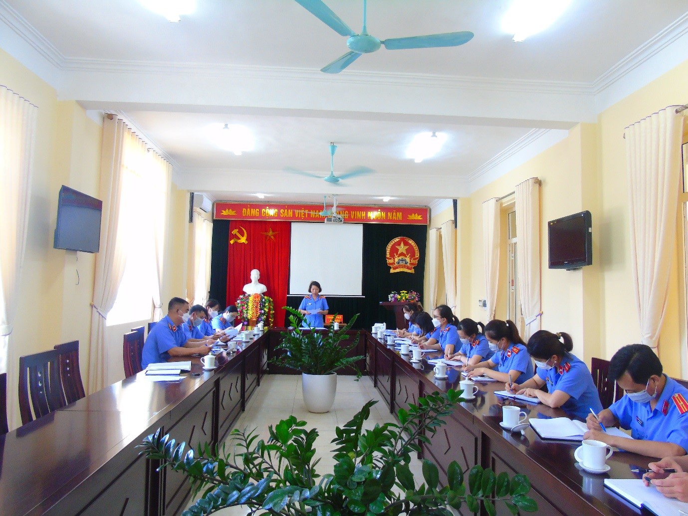 Công bố quyết định thanh tra tại Viện kiểm sát nhân dân thành phố Lai Châu
