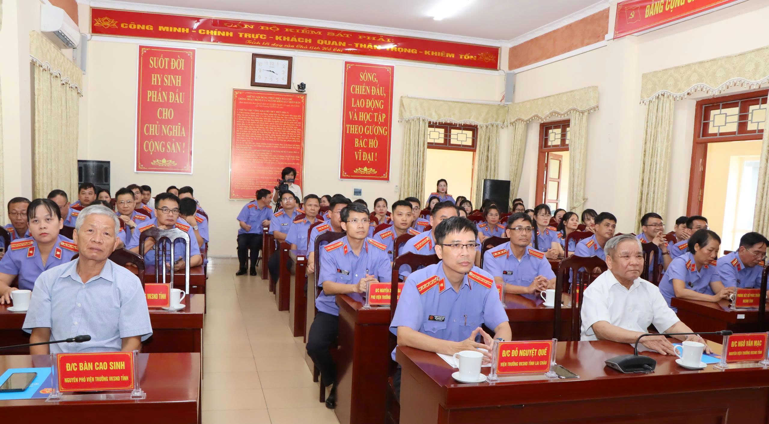 VKSND tỉnh Lai Châu tổ chức chương trình gặp mặt kỷ niệm 65 năm Ngày thành lập ngành Kiểm sát nhân dân