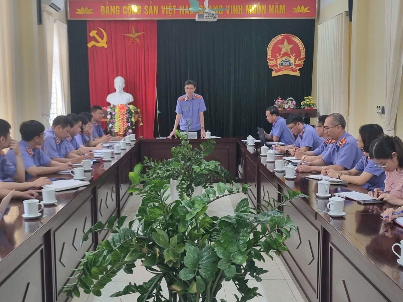 Viện kiểm sát nhân dân tỉnh Lai Châu tiến hành khảo sát sau sáp nhập tại VKSND khu vực 1, 2, 3, 4, tỉnh Lai Châu