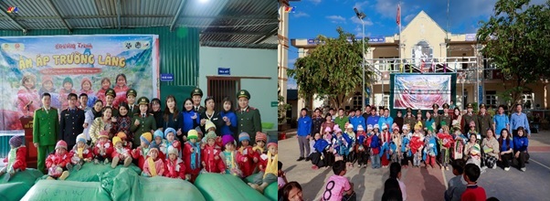 VKSND khu vực 1 - Lai Châu phối hợp thực hiện chương trình thiện nguyện "Đông ấm 2025" tại trường Mầm non Pa Vệ Sủ và Trường phổ thông dân tộc bán trú tiểu học xã Mù Cả, tỉnh Lai Châu