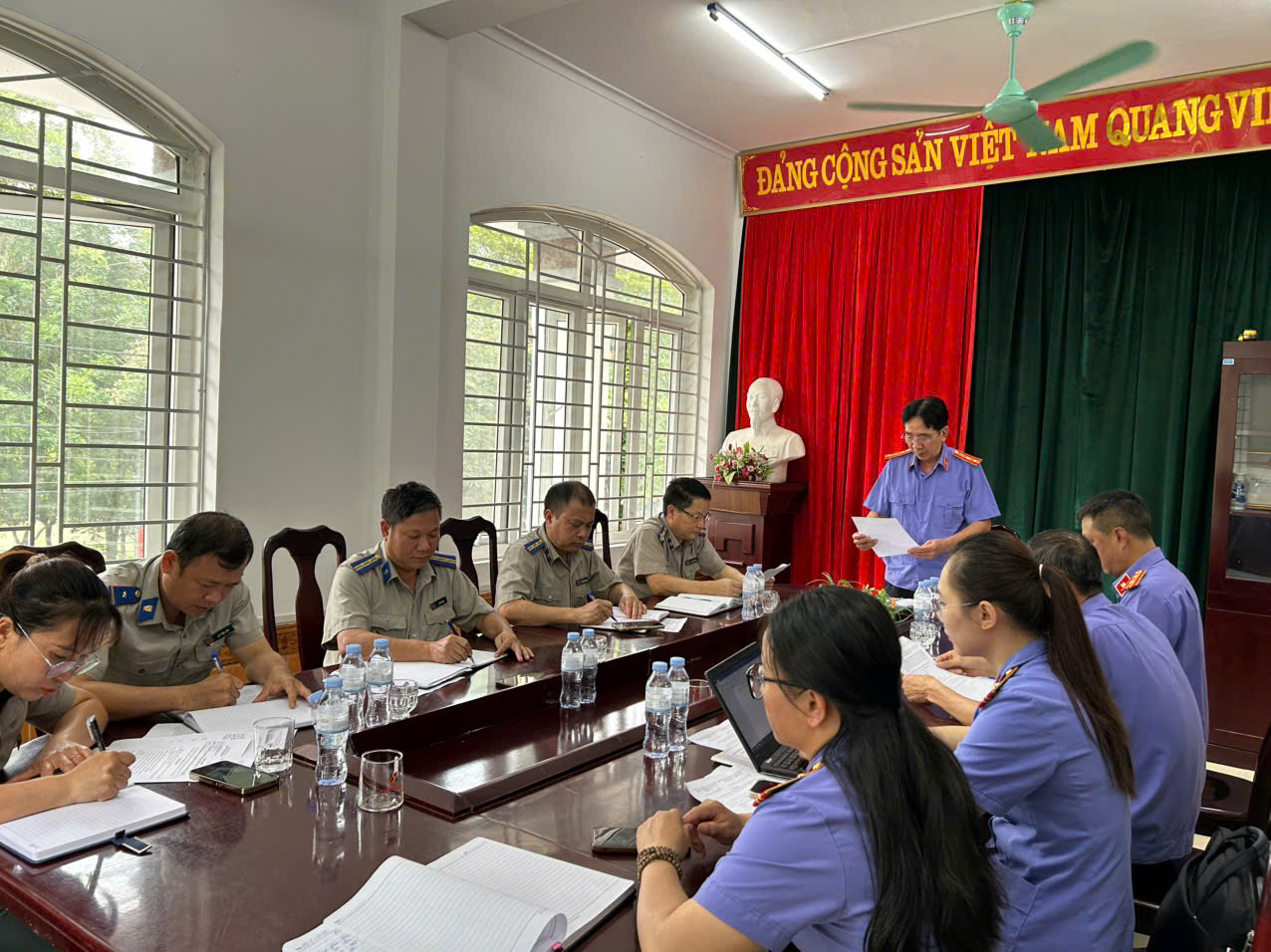VKSND tỉnh Lai Châu trực tiếp kiểm sát hoạt động thi hành án dân sự tại Phòng THADS khu vực 3, tỉnh Lai Châu