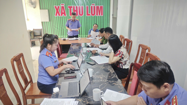 Viện kiểm sát nhân dân khu vực 4 – Lai Châu kiểm sát thi hành án hình sự tại cộng đồng tại xã Thu Lũm, tỉnh Lai Châu.