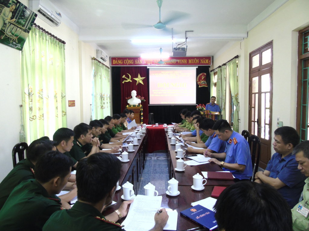 VKSND huyện Mường Tè (Lai Châu): Chủ trì tổ chức Hội nghị sơ kết 6 tháng đầu năm 2019 về việc thực hiện Quy chế phối hợp trong công tác tiếp nhận, giải quyết nguồn tin về tội phạm.