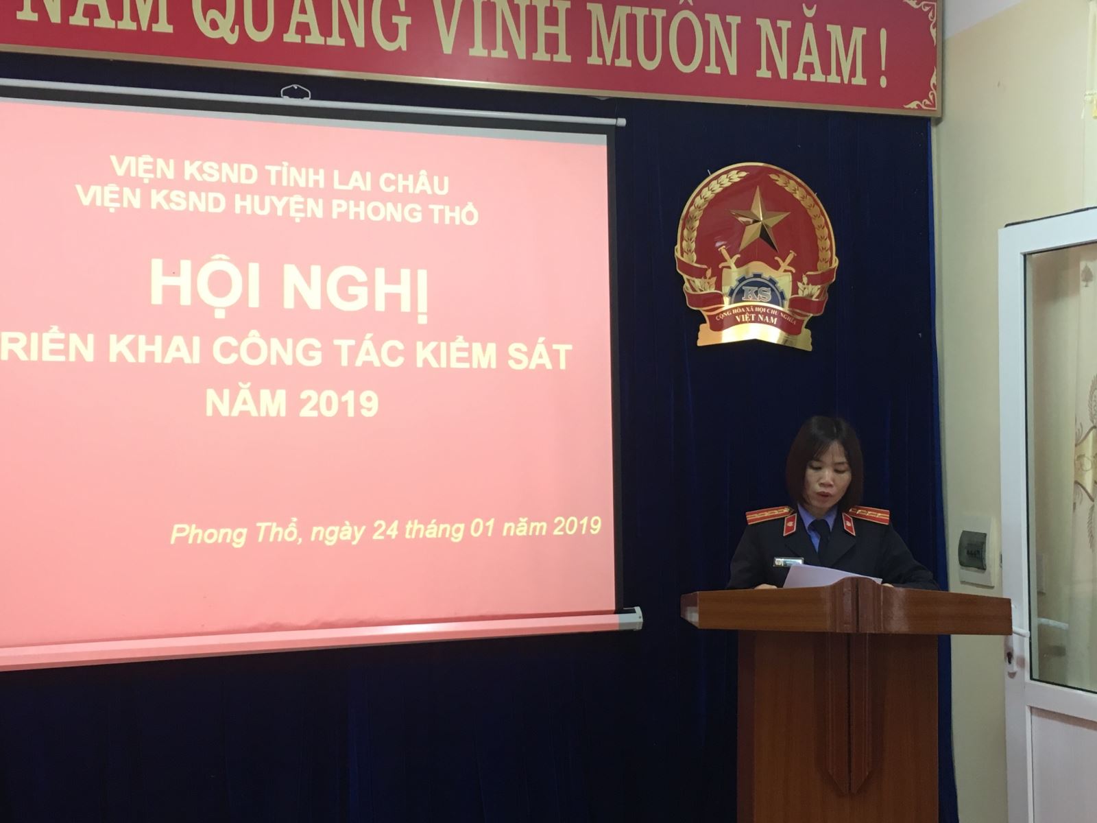 VKSND huyện Phong Thổ tổ chức hội nghị triển khai công tác năm 2019