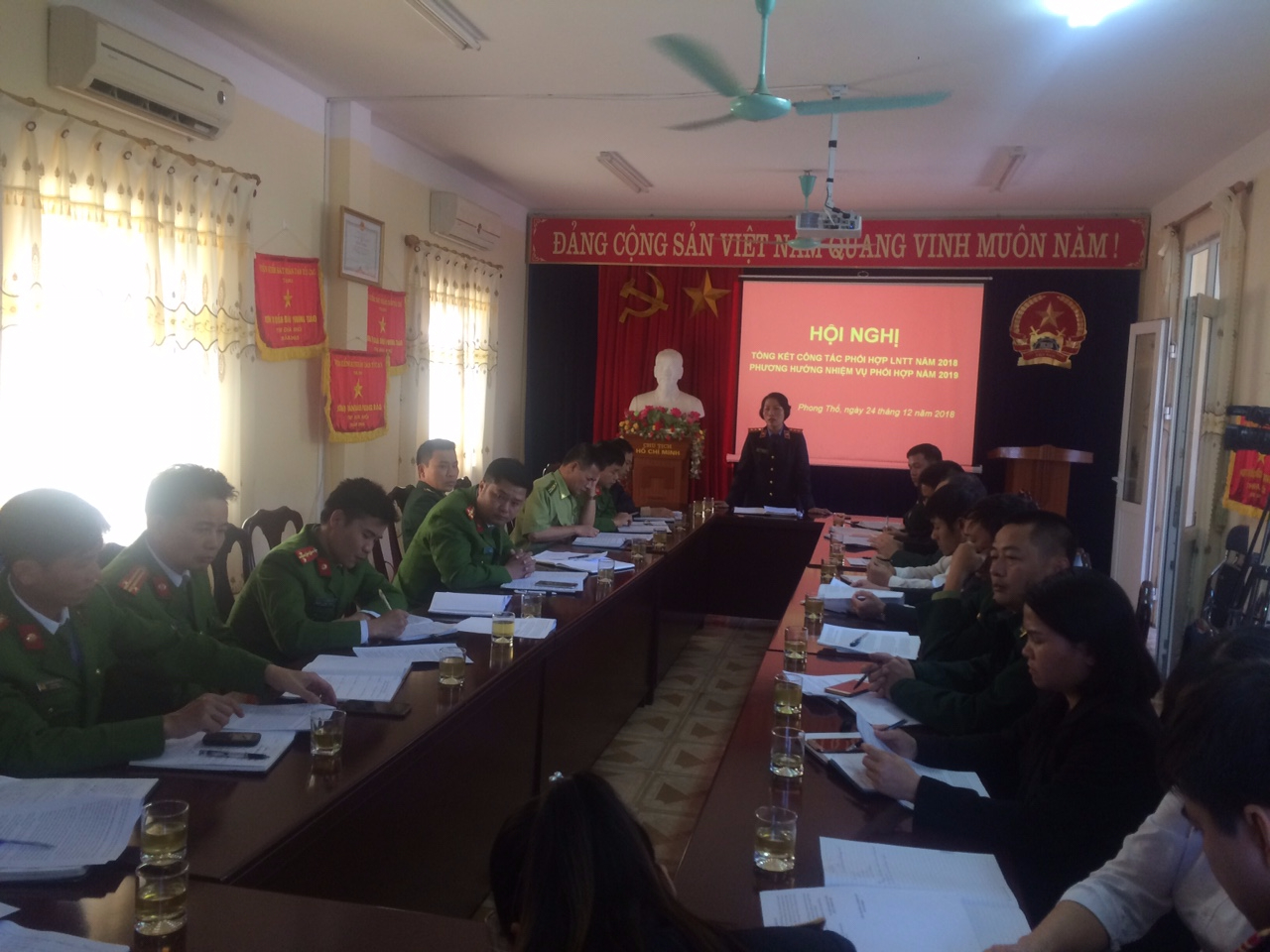 Hội nghị tổng kết liên ngành tố tụng huyện Phong Thổ