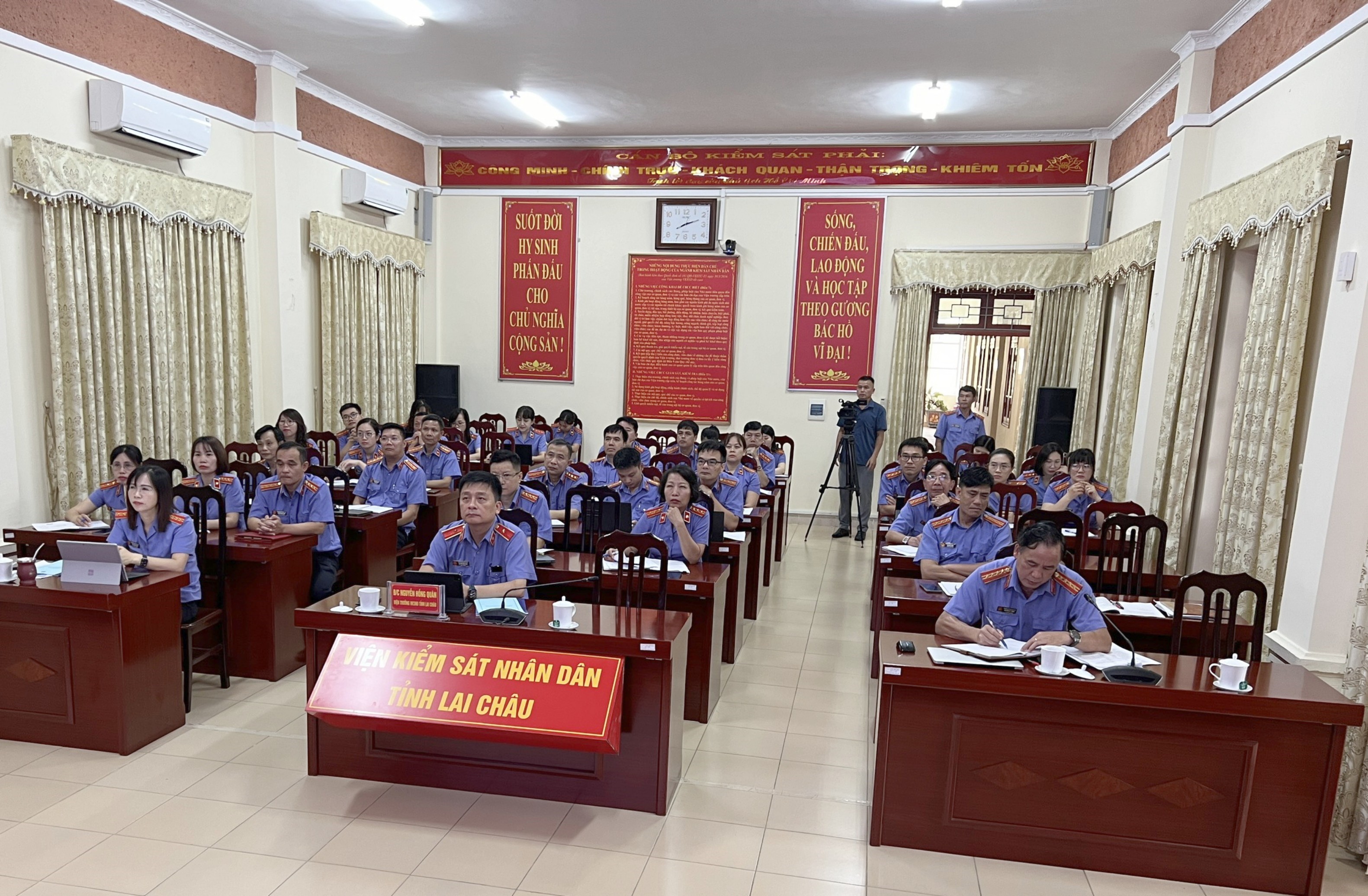 Viện kiểm sát nhân dân tỉnh Lai Châu  tổ chức Hội nghị sơ kết công tác 6 tháng đầu năm 2024