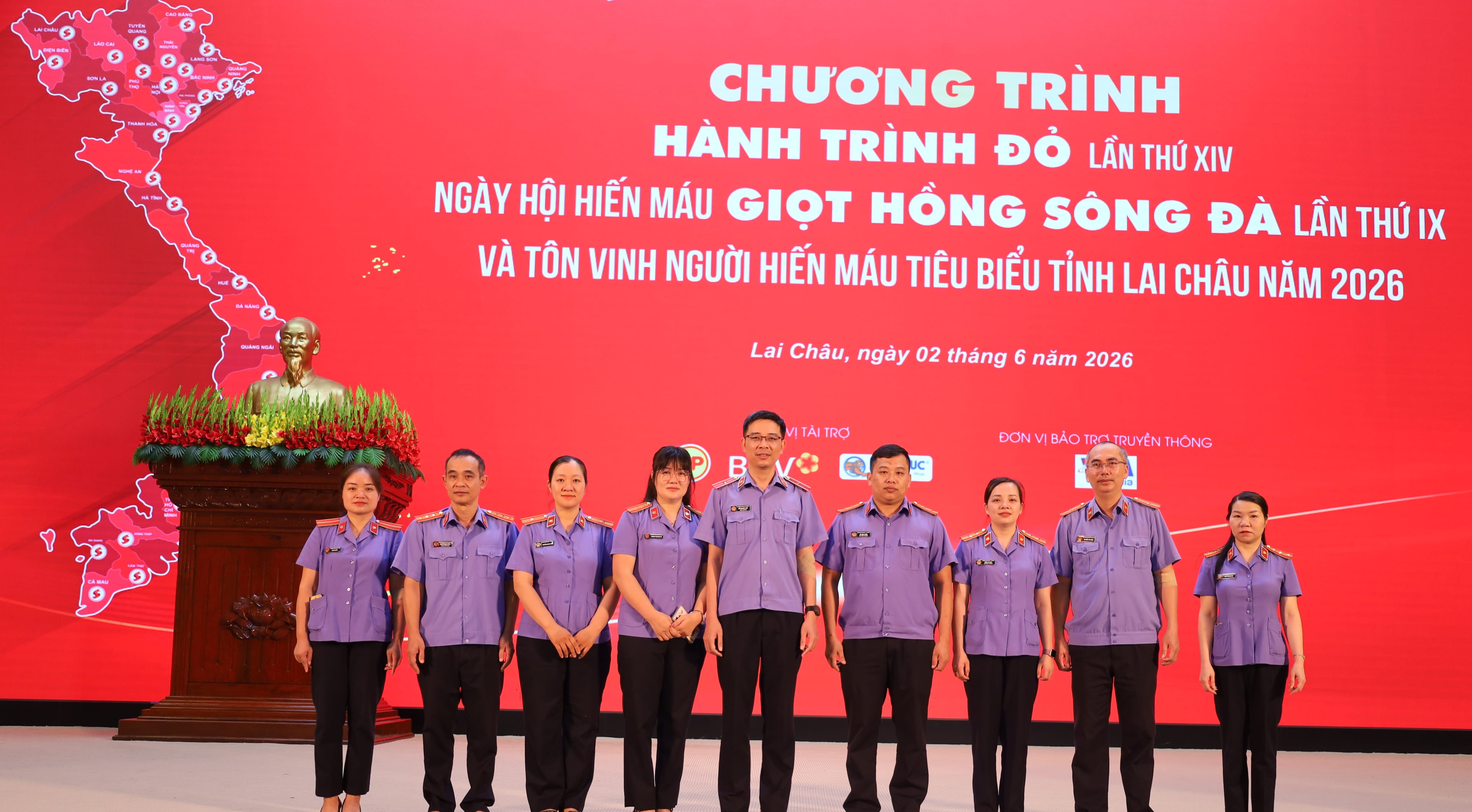 Viện kiểm sát nhân dân tỉnh Lai Châu tham gia chương trình Ngày hội hiến máu “Giọt hồng Sông Đà” lần thứ IX, năm 2026